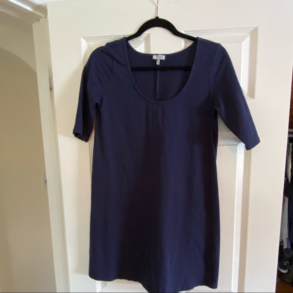 Navy Blue Work Dress